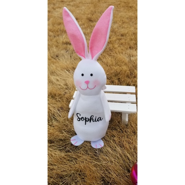 Personalized White Easter Bunny - Image 9