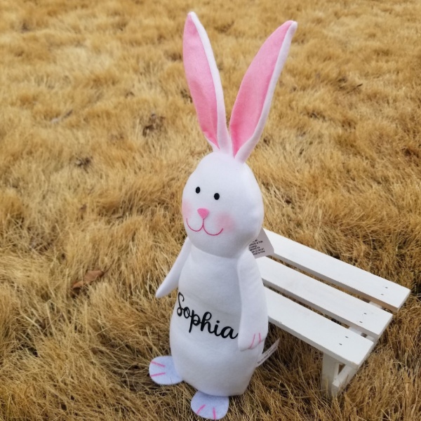 Personalized White Easter Bunny - Image 6