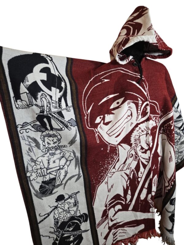 Zoro Poncho - Red - Image 2