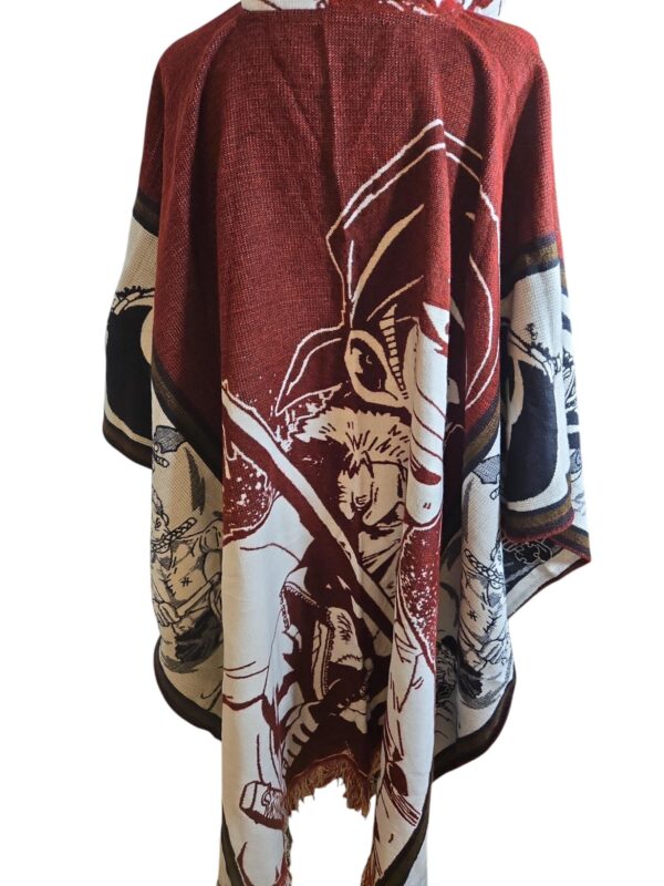 Zoro Poncho - Red - Image 3