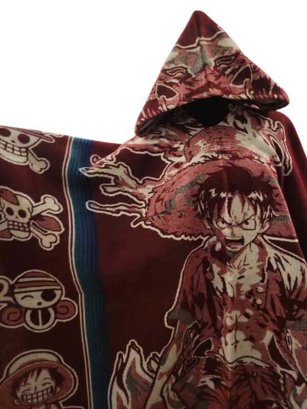 Luffy Poncho - New World (Red) - Image 2