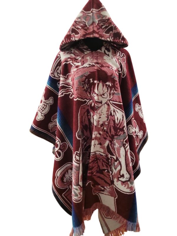 Luffy Poncho - New World (Red)